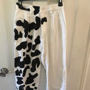 cow print pants